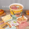 Cajas de Empaque de Comida Desechables Tamaño Familiar, Cajas de Papel para Snacks para Llevar, Bolsas de Papel Tamaño Familiar para Empaque para Llevar