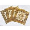 Isolamento impermeável de PVC Mesa de centro Placemat KTV Bronzeamento Coaster Coaster Western Placemat Bandeja Tigela Mat Vaso Cinzeiro Mat