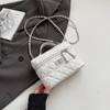 Nova Bolsa Caixinha de Luxo Estilo Chanel 2026, Bolsa de Ombro Matelassê Moda Primavera e Verão, Bolsa Feminina Simples Casual