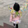 Hada de Flores de Primavera Alas de Mariposa Materiales para Manualidades Jardín de Infancia Hecho a Mano Decoración Trasera Accesorios para Fotos de Salidas de Primavera de Niños Accesorios para Actuaciones