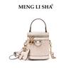 Bolso para Mujer Modelo Nuevo 2026, Bolso de Hombro Cruzado, Bolso de Mano Estampado de Nicho de Verano de Alta Gama, Bolso Cubo