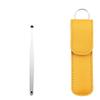 Cuchara para Cavar Orejas Set de Cuero Set de 6 Piezas Resorte Espiral Limpiador de Oídos Cuchara para Cavar Orejas Herramienta para Cavar Orejas Cuchara para Orejas