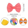 Color Sólido Clip para el Cabello Lindo de Moño Estilo Europeo para Niños Moño Plano Corbata de Moño para Bebé Europeo y Americano Accesorios para el Cabello de Amazon 386