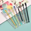 Aço inoxidável de fábrica empurrador de cutícula de aço para nail art empurrador de cor empurrador de pele morta raspador de cabeça dupla ferramentas de nail art atacado