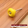 Manijas Cerámicas Blancas y Negras para Muebles, Puertas de Gabinete, Cajones y Zapateros, Manijas Redondas de Agujero Único Minimalistas Modernas Estilo Europeo