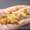 Jade Dourado de Seda Natural de Xinjiang Pequena Cabaça Contas Soltas Acessórios Atacado DIY Feito à Mão Pingente de Cabalça Materiais para Miçangas