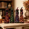 Producto nuevo transfronterizo de Halloween Figura de Bruja de Otoño Bruja Encantadora de Otoño Adorno Artesanal de Resina