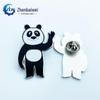 Botão de Desenho Animado Personalizado Panda de Animação Esmaltado Fabricação de Botões Presente para Atividade Escolar Personalizada Botão Comemorativo
