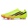 Zapatos de fútbol F50 para la Copa del Mundo transfronterizos, sin cordones TF con tacos largos, AG con tacos cortos para hombres y mujeres, zapatos de entrenamiento TF para estudiantes y adolescentes