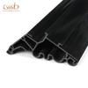 Procesamiento de fábrica perfil extruido abolladura tira de plástico clip cortina de puerta PVC perfil de plástico ABS descuento al por mayor