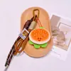Llavero Popular de Peluche Agua Alcalina Gourmet Pan Mejor Amiga Mochila Escolar Colgante Lindo Venta al por Mayor Regalo de Cumpleaños para Estudiante