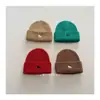 Chapéu de Lã Tricotado Infantil Estilo Merlot para Outono e Inverno com Simples Design de Pônei Bordado, Quente Proteção de Orelhas para Clima Frio