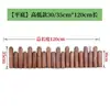 Valla de Madera Anticorrosiva Valla de Madera Maciza Carbonizada Valla Pequeña de Madera Decorativa para Exterior para Jardín de Flores de Patio, Huerto, Barandilla de Estacas de Madera
