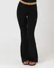 Calça Longa Transfronteiriça Sem Costura, Calça Larga Solta, Calça Flare Casual de Cintura Alta para Corrida, Esportes, Fitness, Yoga