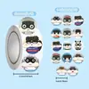 Item Popular: [Família Little Sketch] Adesivos de Emoticons, Adesivos Decorativos Abstratos Divertidos para Diário DIY em Rolo