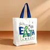 Bolsa de Hombro Directa de Fábrica Bolso de Mano de Lona Personalizado Estampado de LOGOTIPO Regalos Corporativos Bolsa Publicitaria Personalización de Lotes Pequeños