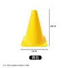 Cones Marcadores de Treinamento Preto e Branco Conjunto de Bandeiras de Grade Cones de Treinamento de Futebol Cones de Bloqueio de Estrada para Patinação Cones Marcadores de Treinamento com Inserção de Bandeira
