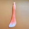 Palo para estirar tendones, Tabla raspadora facial, Palo de lifting, Tabla raspadora de belleza de imitación, Palo de resina con forma de cuerno para estirar los músculos oculares, Palo de masaje para estirar tendones
