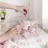 14/02 Dia dos Namorados Celebridade da Internet Caixa Transparente para Cupcake em Formato de Coração Rosa Amor Casal Confissão Decoração 2026