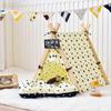 Casa para Perros y Gatos Nido para Gatos Extraíble y Lavable para Mascotas Casa para Mascotas Perro Mediano y Pequeño Gato Perro Tienda para Perros Suministros para Perros Princesa Nido Fresco de Verano