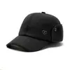 Gorra de Algodón para Hombre y Hombre Mayor de Invierno, Gorra de Béisbol Gruesa para Exteriores, Protección contra el Frío, Visera de Pato, Protección para las Orejas, Calidez con Felpa