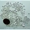 Zircón de Wuzhou piedra blanca al por mayor AA pequeño redondo blanco gema artificial piedra suelta taladro roto