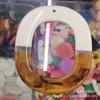 Comercio exterior en stock cuentas acrílicas imitación ámbar cuentas de leopardo de dos colores cuentas de carey de forma especial cuentas con patrón de resina cuentas redondas de acetato