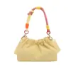 Bolsa de Cubo de Mano de Estilo Étnico de Nicho al por Mayor para Mujer 2026 Otoño Nuevo Bolso de Hombro de Color Sólido Simple Bolso Cruzado de Moda