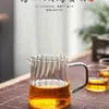 Taza de vidrio resistente al calor, tetera espesa para el hogar, tetera con humedad, juego de té Kung Fu, tetera grande con filtro para té de mar, taza masculina