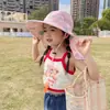 Bonitos Sombreros de Sol de Dibujos Animados para Niños, Sombreros de Sol para Exteriores para Niños y Niñas, Protección Solar para el Cuello en Verano, Sombreros de Pescador con Protección Solar al por Mayor
