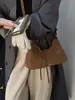 Bolso Retro Francés de Hombro Único para Mujer Otoño e Invierno 2025 Nuevo Bolso de Mano de Nicho para el Trabajo Bolso Cruzado Casual de Moda