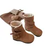Botas Melard Convertibles de Doble Uso Apiladas 2026 Invierno Nuevo Estilo Coreano para Niñas Botas Martin de Media Caña Forradas de Polar