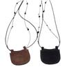 Roupa Pronta, Acessórios Versáteis, Bolsa Pequena de Pendurar no Pescoço, Mini Bolsa Colar Crescente Côncava Exquisita, Acessórios de Bolsa de Brincos