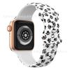 Correa de Silicona con Hebilla Mariposa para APPLE watch iwatch8/SE Correa de Silicona Estampada 8 Hebilla