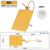Etiqueta de Plástico Colgante 100*100 Integrada con Tarjeta Zhongtong Yunda Anneng Etiqueta de Identificación Etiqueta de Etiqueta de Lazo de Cable para Entrega Express