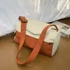 Bolsa de Hombro Portátil Grande, Ligera, de Alto Valor, con Múltiples Compartimentos, Color Sólido, Simple, para Deporte y Fitness