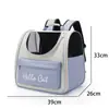 Bolsa Transportadora de Animal de Estimação Cápsula Espacial para Gatos e Cachorros, Mochila Portátil Grande Dobrável Respirável para Viagem de Animal de Estimação
