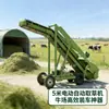 Máquina para Manejo y Carga de Montones de Forraje, Pinza para Hierba para Almacenamiento de Silo en Granjas Ganaderas, Pinza Automática Eléctrica para Hierba de 5m