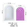 Molde de Silicone Arco-Íris Estilo Ins Coreano Geométrico Linha Simples Molde para Vela DIY Aromaterapia Ornamento de Carro