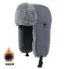 Nuevo Sombrero Lei Feng Engrosado de Invierno para Hombres y Mujeres, Sombrero Protector de Orejas a Prueba de Viento y Frío, Tejido de Secado Rápido, Patchwork, Cálido Sombrero de Esquí
