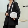 Bolsa Feminina Denk Couro Genuíno Transfronteiriça Atacado 2025 Nova Moda Acolchoada Couro Bovino Camada Superior Bolsa de Ombro Único Transversal de Nicho