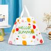 Bolsas para Llevar, Bolsas Tote con Cordón, Bolsas de Plástico, Bolsitas con Cordón, Bolsas para Empaquetar Frutas y Postres, 50 Piezas con Impresión