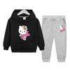 Traje de Vestido de Otoño para Niñas Estilo Occidental 2024 Nuevo Estilo Fan Coreano para Niñas Moda Deportiva Estilo Chanel Abrigo de Calle Informal Vestido Infantil