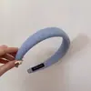 Faixa de Cabeça com Coroa Alta para Mulheres, Novo Estilo com Toque de Luxo, Faixa de Cabelo Larga Versátil para Sair, Acessório de Cabelo para Lavar o Rosto
