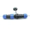 Enchufe de aviación impermeable IP68 de 4 pines, macho a hembra con cubierta impermeable, cable de honda, enchufe impermeable de 4 pines, cable enrollado