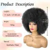 Pelucas Europeas y Americanas, Afro, Pelucas de Seda de Alta Temperatura, Rizos Pequeños Africanos, Cabello Rizado Corto Esponjoso, Pelucas Esponjosas, Xuchang