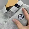 Camisa Polo de Manga Corta de Moda para Hombre, Moda de Verano Holgada Versátil Top para Estudiante con un Toque de Lujo, Elegante Media Manga para Adolescentes