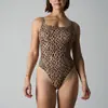 Body Estampado Mono Estampado Estampado de Leopardo Estampado de Tigre Lunares Mono Elegante Sexy Ajustado para Mujer