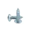 Envío gratis tornillo autorroscante de cabeza plana grande de alta resistencia endurecido zincado azul y blanco con ranura de cruz Diente de Madera tornillo para madera 3cm 4M5M6