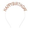 Diadema de Cumpleaños Letras HappyBirthday Accesorios para el Cabello Mujeres Fiesta Horquilla Corona Diadema Feliz Cumpleaños Tocado